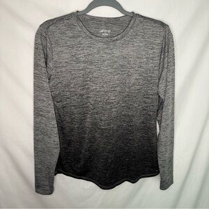 BCG Ombré Black Long Sleeve Top